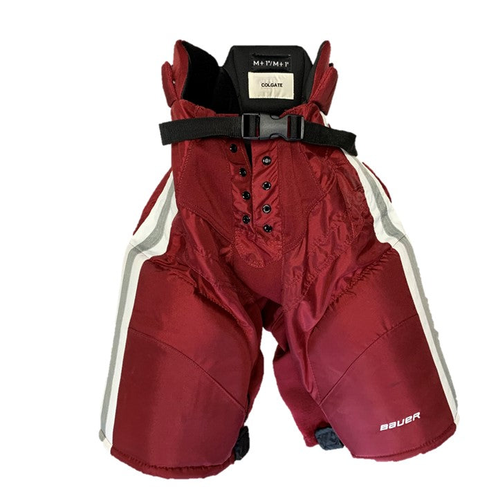Bauer Nexus - Pantalon de hockey d'occasion pour femme (marron/blanc/argent)